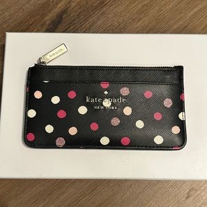 Kate Spade Slim Polka Dot Wallet